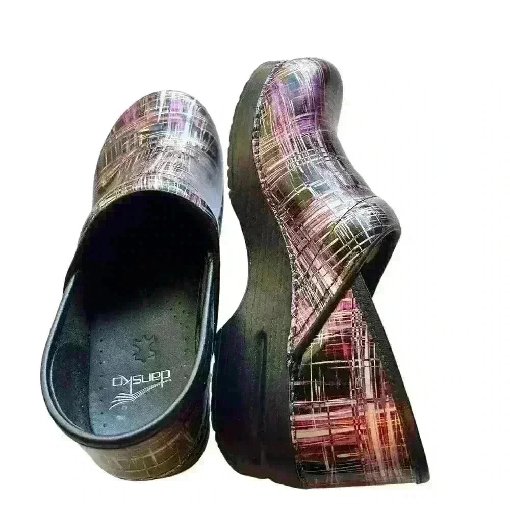 Dansko Multicolor Patterned Mules - Picture 8 of 12
